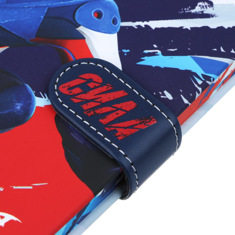 BY Русские Супергерои Зап.книжка 17,8х13см, 112л., тв.обл.с порол., ПУ "софт тач", магнит,"Пересвет"