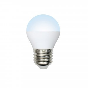 Volpe NORMA шар G45 E27 7W(600lm) 4000K 4K матовая 45x78 LED-G45-7W/NW/E27/FR/NR