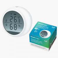 Uniel Умный датчик темп. и влажности Wi-Fi AAAx2/адаптер 5V UnielSmart белый USN-A502 TS/WF WHITE