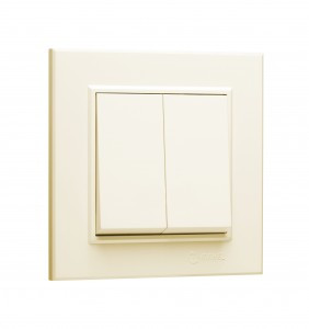 Makel Karea выкл. СУ 2 кл. крем. 56010003