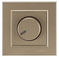 Makel Karea диммер СУ 1 мест. латунь (600Вт) 56057011