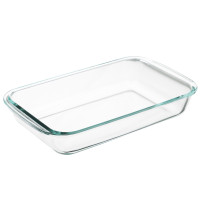 SATOSHI Форма для запекания жаропроч. прямоугольная, с ручками, стекло, 29,5х17,4х5см, 1,6л, GB-1600