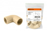 TDM угол 90 соед. для трубы 16 мм сосна (уп.5шт, цена за шт) ШК (5!) SQ0405-1531