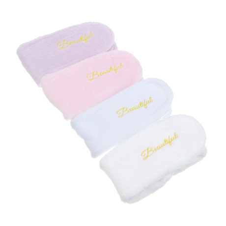 ЮНИLOOK Повязка гибкая для косметических процедур 3 в 1, полиэстер, р-р 54-56, 4 цвета, ВЗ24-10