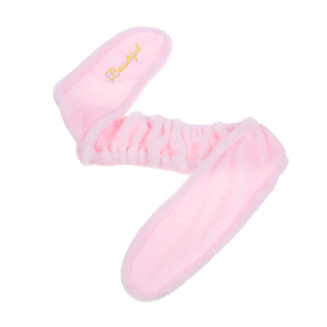 ЮНИLOOK Повязка гибкая для косметических процедур 3 в 1, полиэстер, р-р 54-56, 4 цвета, ВЗ24-10