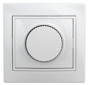 ЭРА Intro Plano диммер СУ повортный 1 мест. 600Вт, белый, 1-401-01, 3271