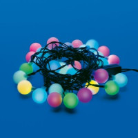 Гирлянда-нить ULD-S0500-030/DGA Радуга-1 30LED RGB 5м, зеленый провод IP20 Uniel