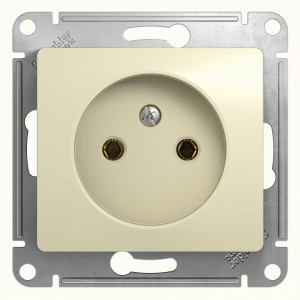 Systeme Electric GLOSSA мех. роз. СУ 1 мест. беж. (пл.осн.) GSL000241 (20!)