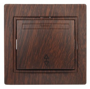 ЭРА Intro Plano выкл. СУ 1 кл. 10А, венге 1-103-10 53754