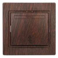 ЭРА Intro Plano выкл. СУ 1 кл. 10А, венге 1-103-10 53754