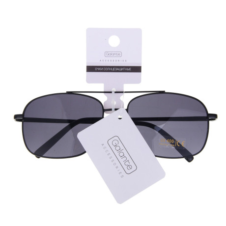 GALANTE Очки солнцезащитные, пластик, металл, 150x46мм, 2 цвета
