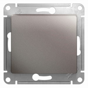 Systeme Electric GLOSSA мех. выкл. (перекл. проходной) СУ 1 кл. платина (пл.осн.) GSL001261 (5!)