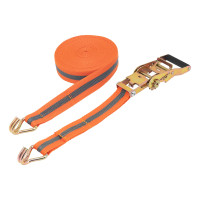 Ремень багажный с крюками, 0.038 х 10 м, храповой механизм Automatic Stels