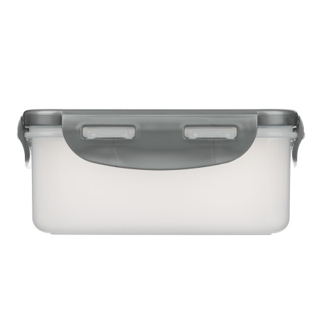 Контейнер герметичный для СВЧ с защелками тм Good&good, квадратный 0,9л, пластик