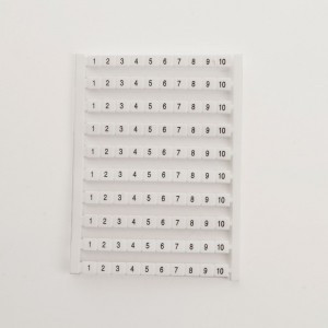 Stekker Маркеры для ЗНИ (JXB) с нумерацией 1-10 (DIY упак. 10 шт)  LD556-2 39658