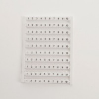 Stekker Маркеры для ЗНИ (JXB) с нумерацией 1-10 (DIY упак. 10 шт) LD556-2 39658
