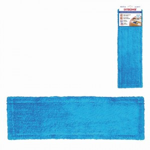 Насадка МОП плоская 40 см д/швабры, карманы (ТИП К) микрофибра, ЛАЙМА "Эконом", 603116