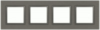 ЭРА Elegance рамка СУ 4 мест. металл титан 14-5204-16 65845