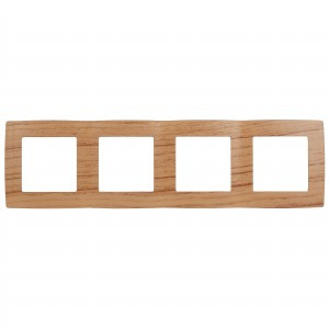 ЭРА 12 рамка СУ 4 мест. дуб, 12-5004-09 2398