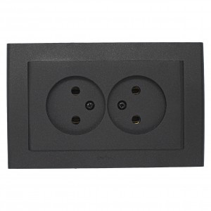 OVIVO роз. СУ 2 мест. MINA черный металлик, 401-170300-908