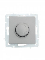 Lezard VESNA мех. диммер СУ 1 кл. 16А (800Вт) платина (корп. ABS)  742-3588-115