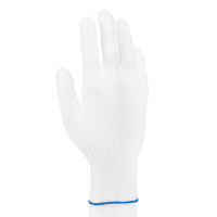 Перчатки Нейлон, 13 класс, белые, XL