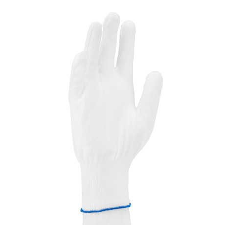 Перчатки Нейлон, 13 класс, белые, XL