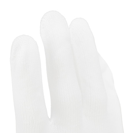 Перчатки Нейлон, 13 класс, белые, XL