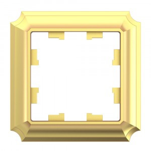 Systeme Electric AtlasDesign ANTIQUE рамка СУ 1 мест. ЗОЛОТО ATN101601 (10!)