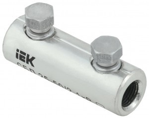 IEK Соединитель болтовой луженый СБЛ 25-50/2 1кВ UCB11-025-050-02-01