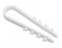 IEK Дюбель хомут 19-25мм нейлон белый (в уп. 100шт, цена за уп.) UHH35-19-25-100