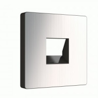 Werkel накладка для роз. СУ 1 мест. Ethernet RJ-45 /телеф. RJ11 (глянц.никель) a051090/a037018