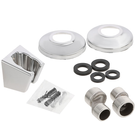 СоюзКран Смеситель для ванны с душем, круглый излив 30см, кер. картридж 35мм, хром, цинк, SK08-S102