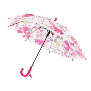 Зонт-трость, детский, POE, пластик, сплав, 50см, 8 спиц, 3 дизайна
