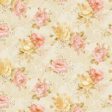 Скатерть Стиль с бейкой 135*110 553/10 розы Тверь