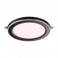 NOVOTECH 359021 SPOT NT23 чер св-к встр. св/д (три сценария работы) LED 2К 12W+4W 100-265V 1120lm