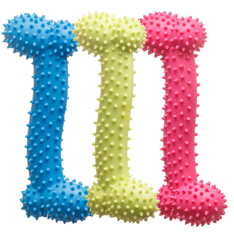 Игрушка для животных "Кость" с шипами 15 см NA2637