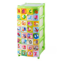 Комод 4-секционный АЛФАВИТ английский Эльф 300