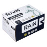 RAIN Смеситель для ванны Гранат, короткий излив, душ. набор, картридж 35мм, латунь, хром