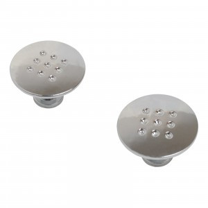 Ручка-кнопка мебельная A507 CP хром 2шт  (цена за пару (50, 500) StahlBuro