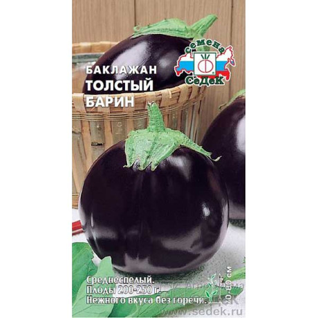 Баклажан Толстый барин Седек Ц