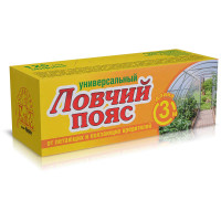 Ловчий пояс универсальный желтый 125мм*3м Ваше Хозяйство х30