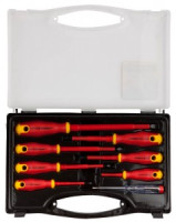 Набор STAYER &quot;PROFI&quot; &quot;ELECTRO&quot;: Отвертки диэлектрические, тестер, 100-250В, Cr-V, 8шт