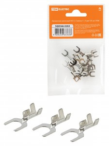 TDM наконечник вилочный неизол. НВ 1,5-5 (1-1,5мм2) (уп.20шт, цена за уп) SQ0546-0202