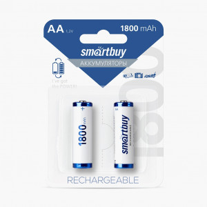 Ак-р Smartbuy AA/R6 Ni-Mh 1800 mAh BL2 (24/240) SBBR-2A02BL1800