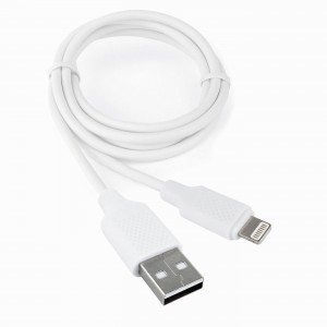 Дата-кабель USB(A)шт. - 8pin шт.(iphone) Cablexpert серия Classic 2, 2.1A,1м,белый,кор.,подвес,17900
