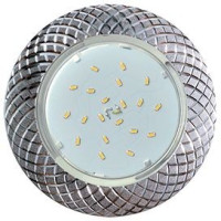 Ecola GX53 H4 DL5381 св-к Сетка Матовый Хром/Алюм. 20x110 FC5381ECB (10!)