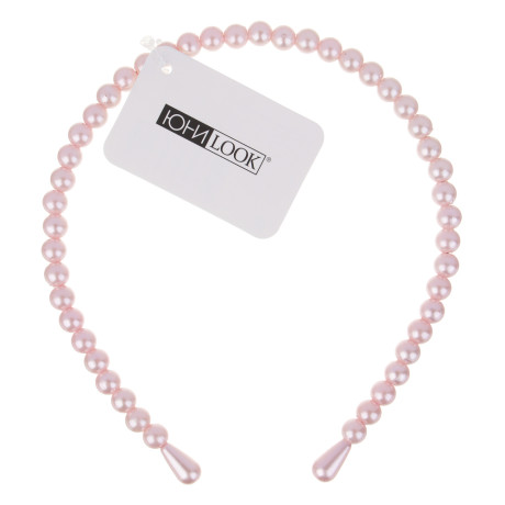 Ободок для волос ЮНИLOOK, 0,8см, пластик, 6 цветов, ACS-108