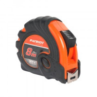 PATRIOT Рулетка MTP-8, ударопрочный корпус, обрезиненная, 8м, 350005008