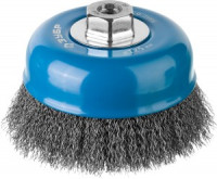ЗУБР &quot;ПРОФЕССИОНАЛ&quot;. Щетка чашечная для УШМ, витая стальная проволока 0,3мм, 125ммхМ14